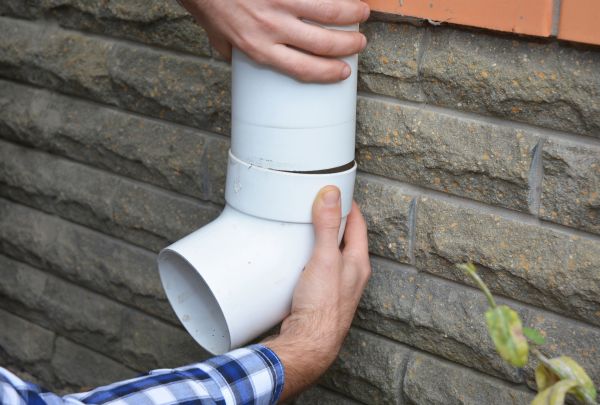 Drainage Downspout Repair in Akron