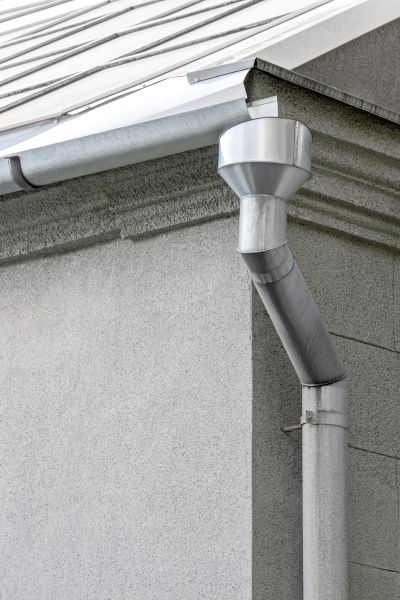 Galvanized Gutter Installation in Akron