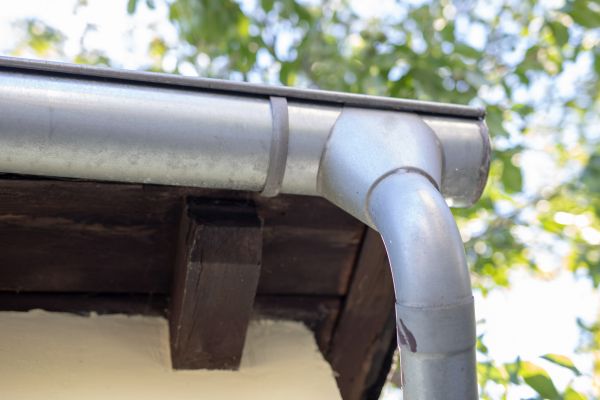 Metal Rain Gutter Installation in Akron