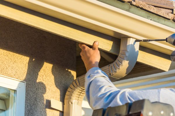 Aluminum Rain Gutter Service in Akron