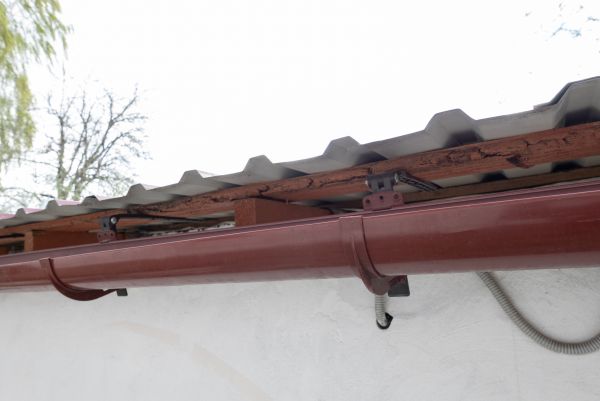 Round Gutters Installation in Akron